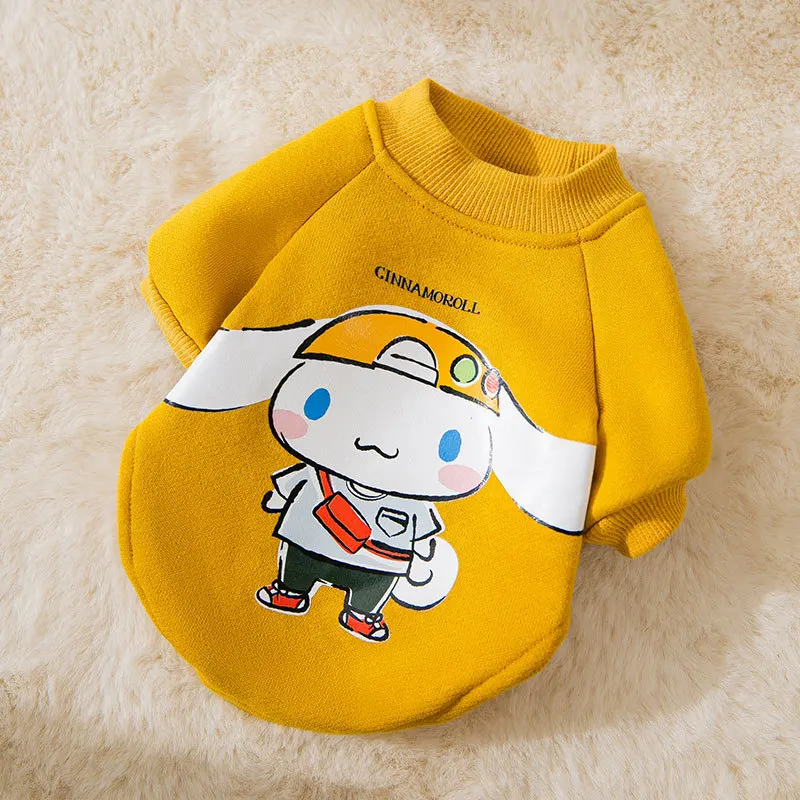 

Cinnamoroll Pet Clothing Cute Kawaii Clothing for Puppy Sanrio Cartoon Pet Dogs Costumes Coat Sweatshirt