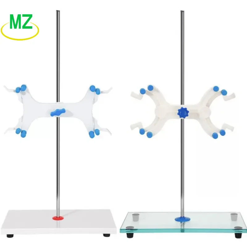 Marble Base for Laboratory Titration Stand Aluminum Burette Clamp Two-way Butterfly Clip Chemistry Experiment Equipment