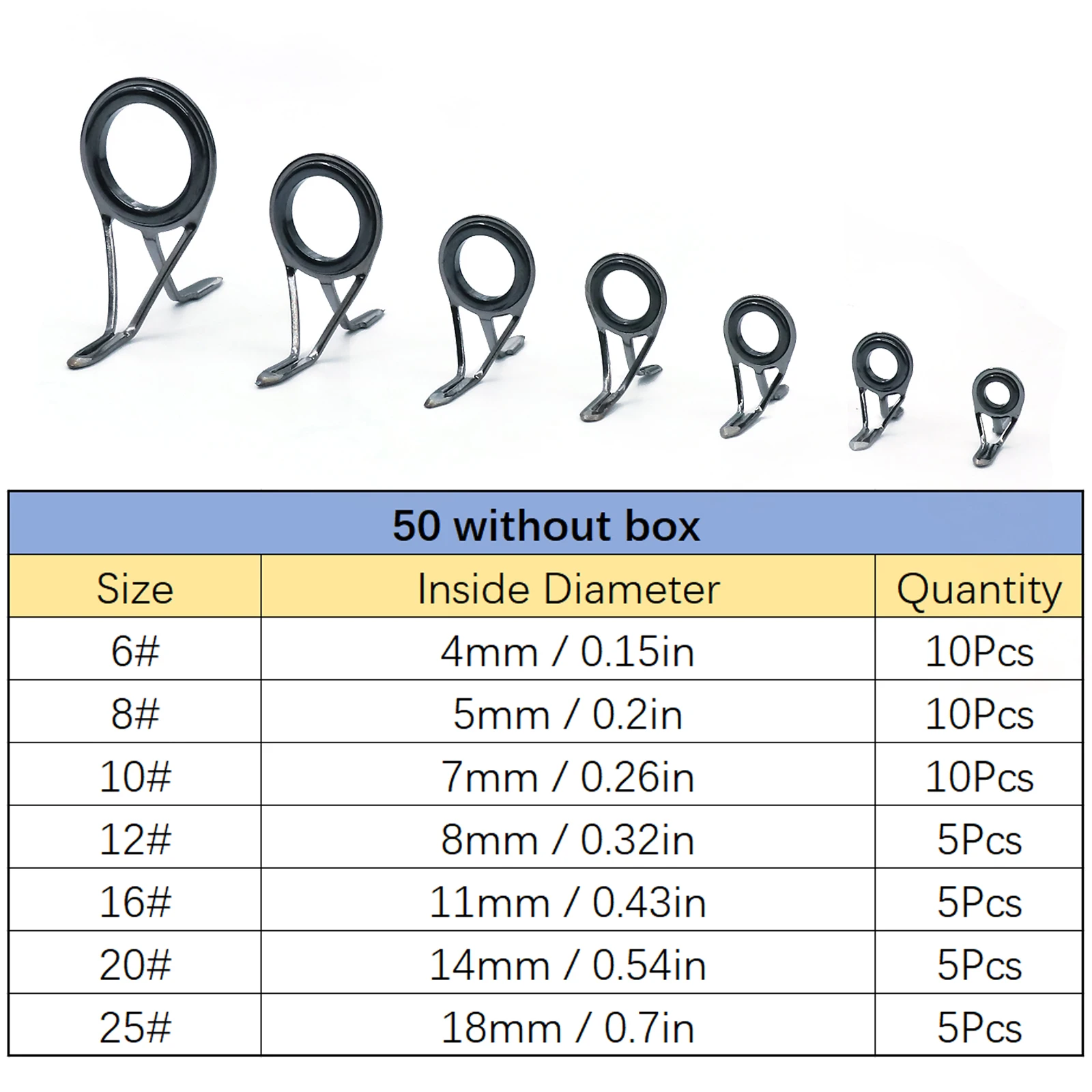 Stainless Steel Spinning Rod Repair Kit