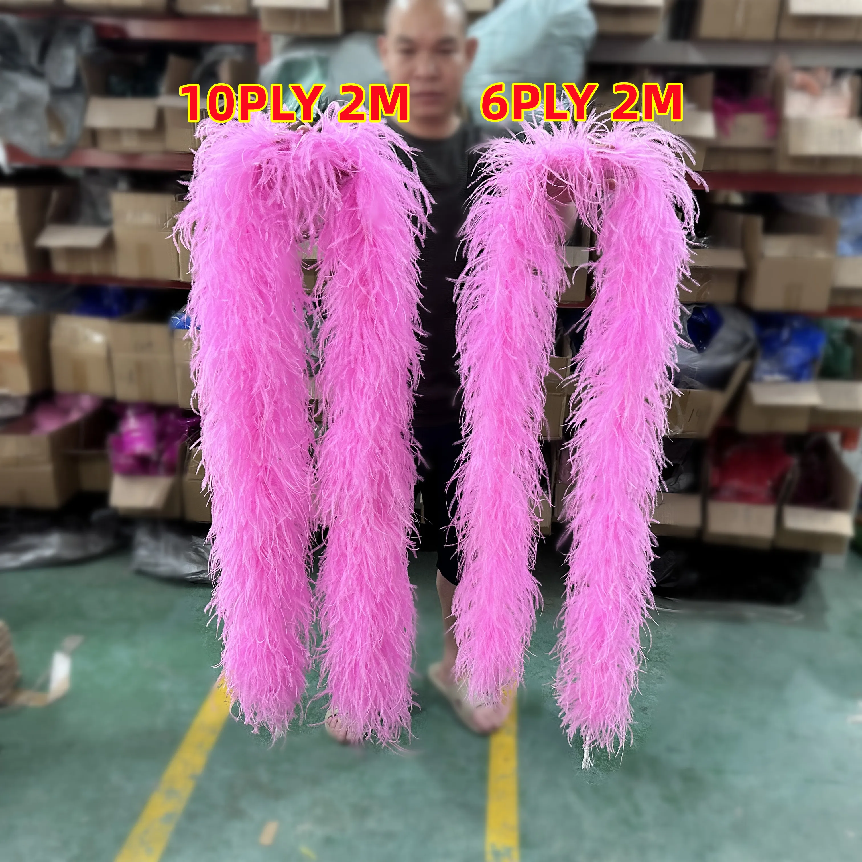 Variety Of Soft And Fluffy Wholesale led feather boa 