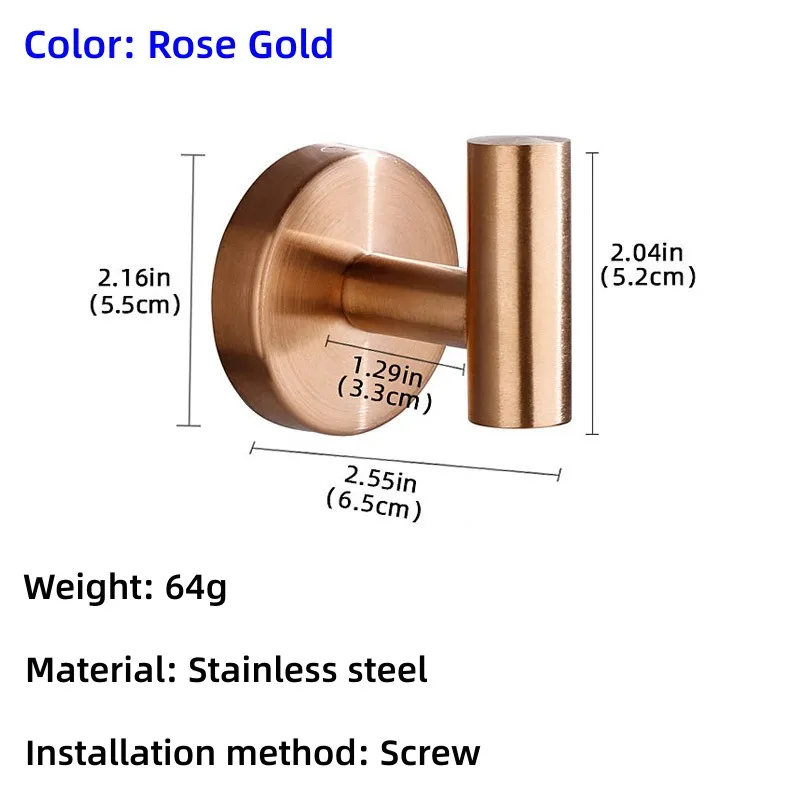 Multi-Purpose Wall-Mounted Hook Set