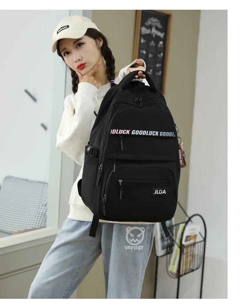 Kawaii Korea Style Nylon Large Capacity Backpack