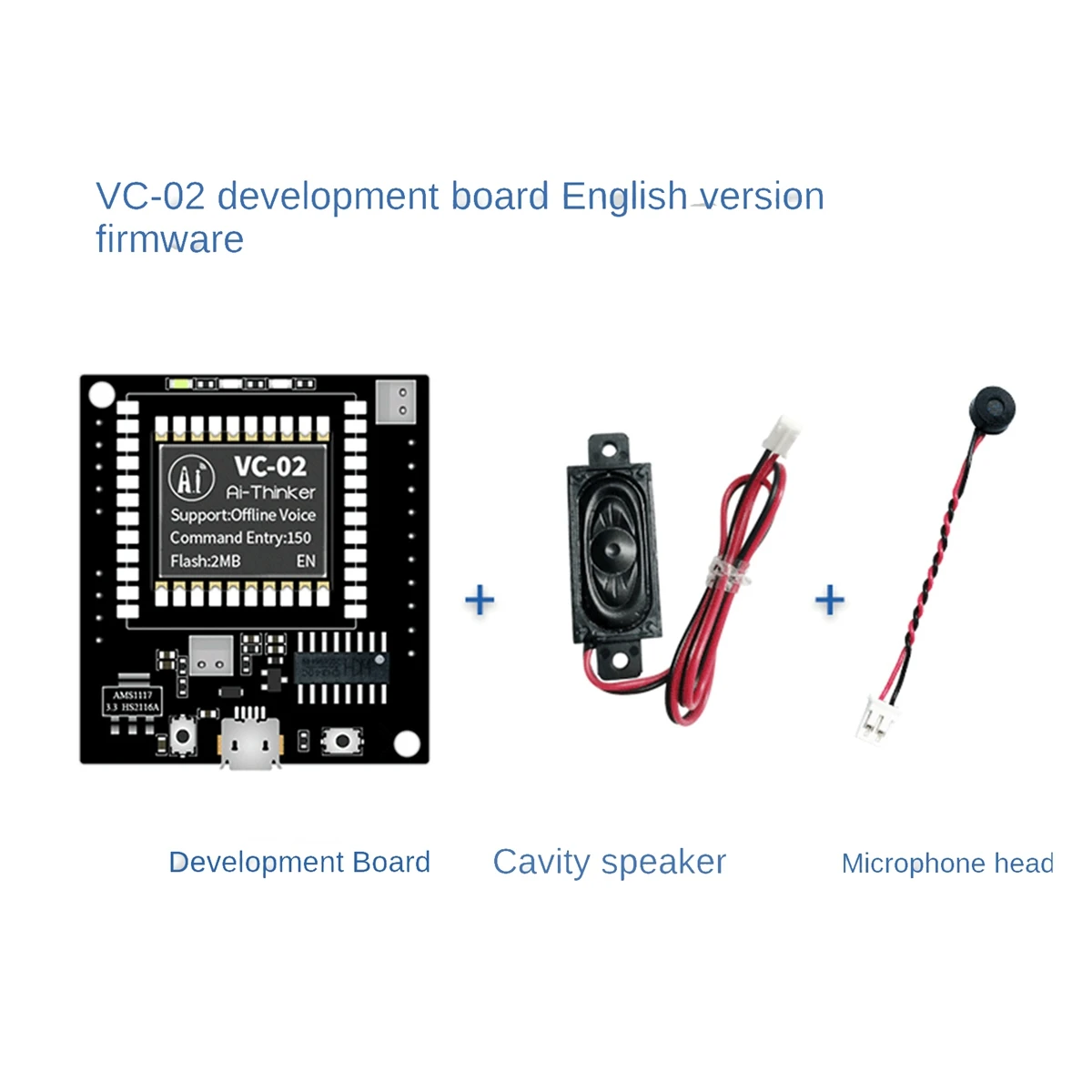 VC-02-Kit AI Intelligent Offline Voice Recognition Control Module Development Board voice recognition module