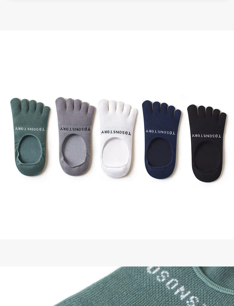5 Paar Coolmax Herren-Zehensocken, professionelle, schnell trocknende, geruchshemmende Sommersport-Bootssocken, unsichtbare Fünf-Zehen-Socken für Damen – Detail 9