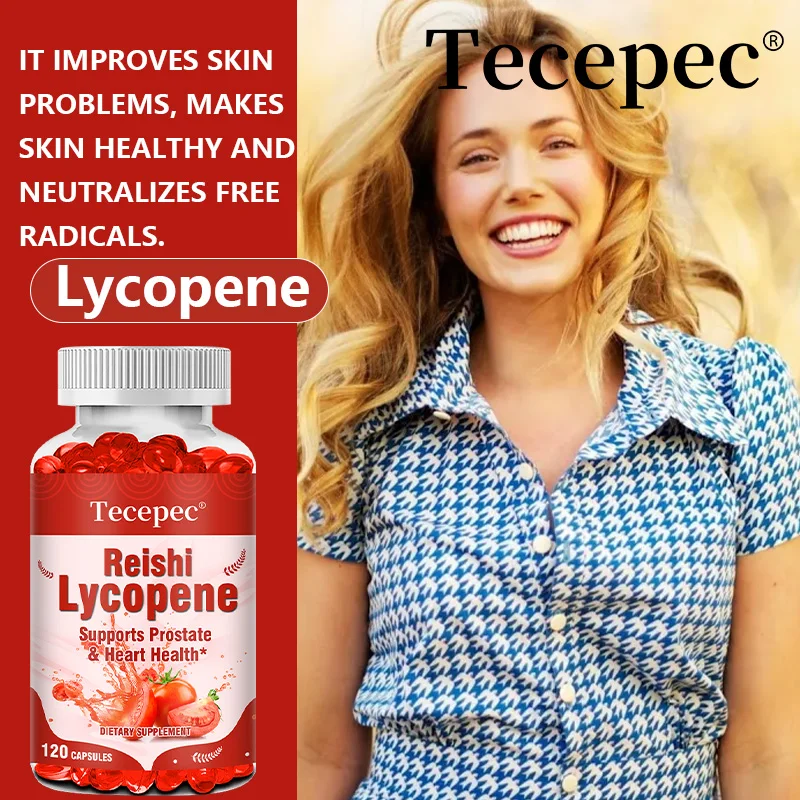 Lycopene, Dietary Supplement-Powerful Antioxidant, Anti-Aging, Supports Fleet and Heart Health, 30/60/120 Capsules