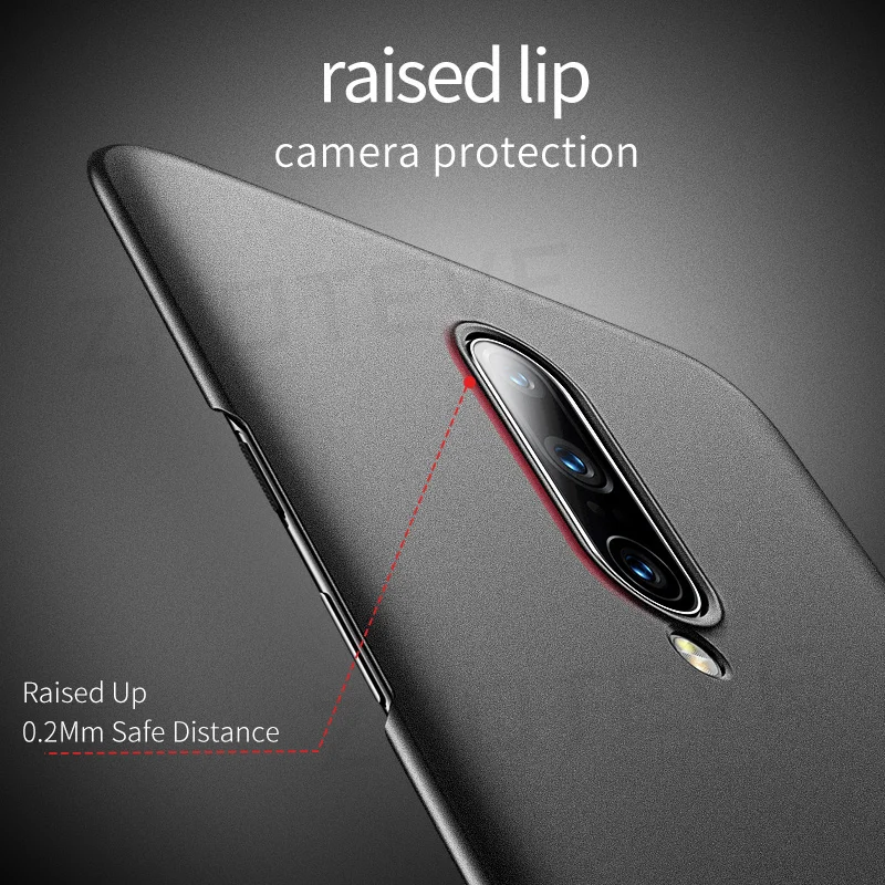 For OnePlus7 Pro Case ZEOTEVE Slim Frosted Hard PC Cover For