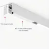 Magnetic Track System Rail Series Ceiling Embedded Plastering Surface Mounted Hanging Aluminum 48V Safe Working for Led Lights 4