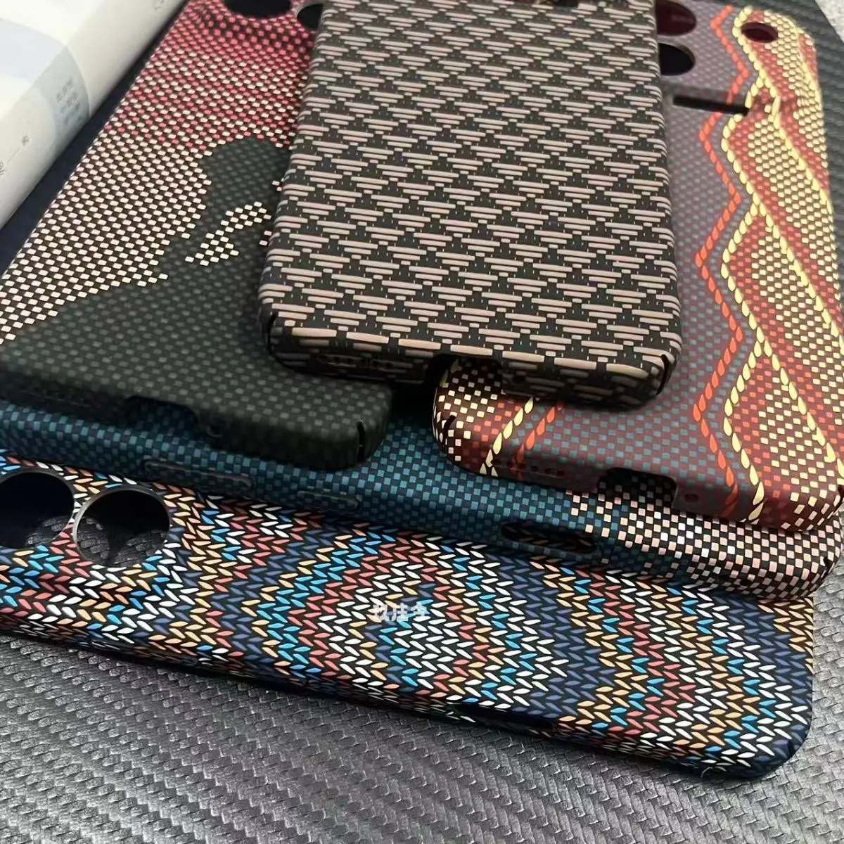 Kevlar Pattern Ultra-Thin Shockproof Matte Case - Hard PC Cover & Bumper