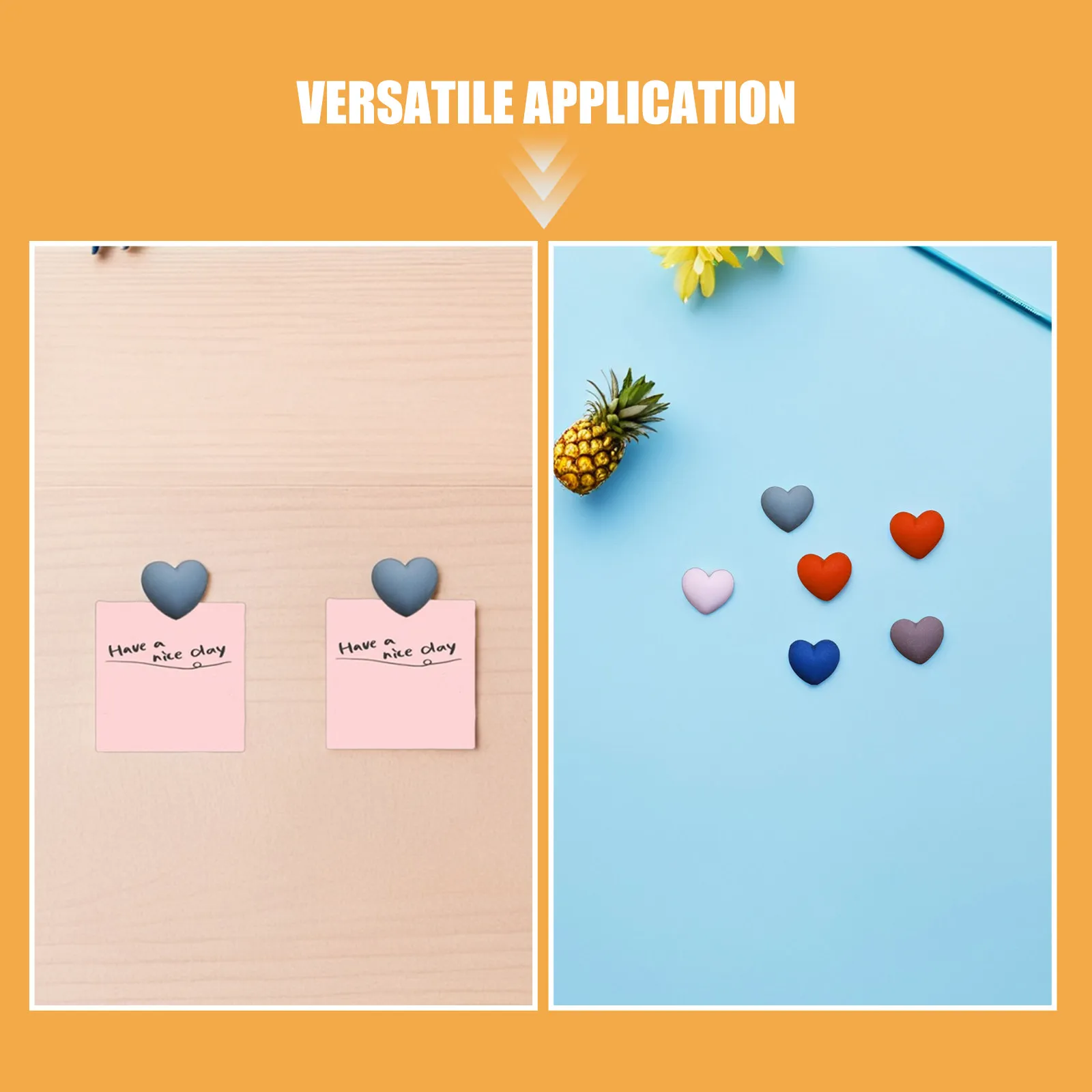 30개 하트 모양 레진 장 푸시핀, 게시판, 코르크 게시판, 지도, 사진, 위치 표시, 가정, 학교용