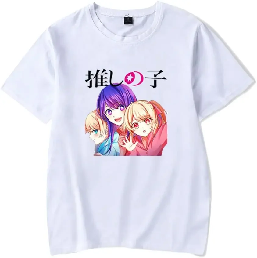 

Футболка Oshi no Ko Merch с коротким рукавом, Повседневная футболка унисекс #02