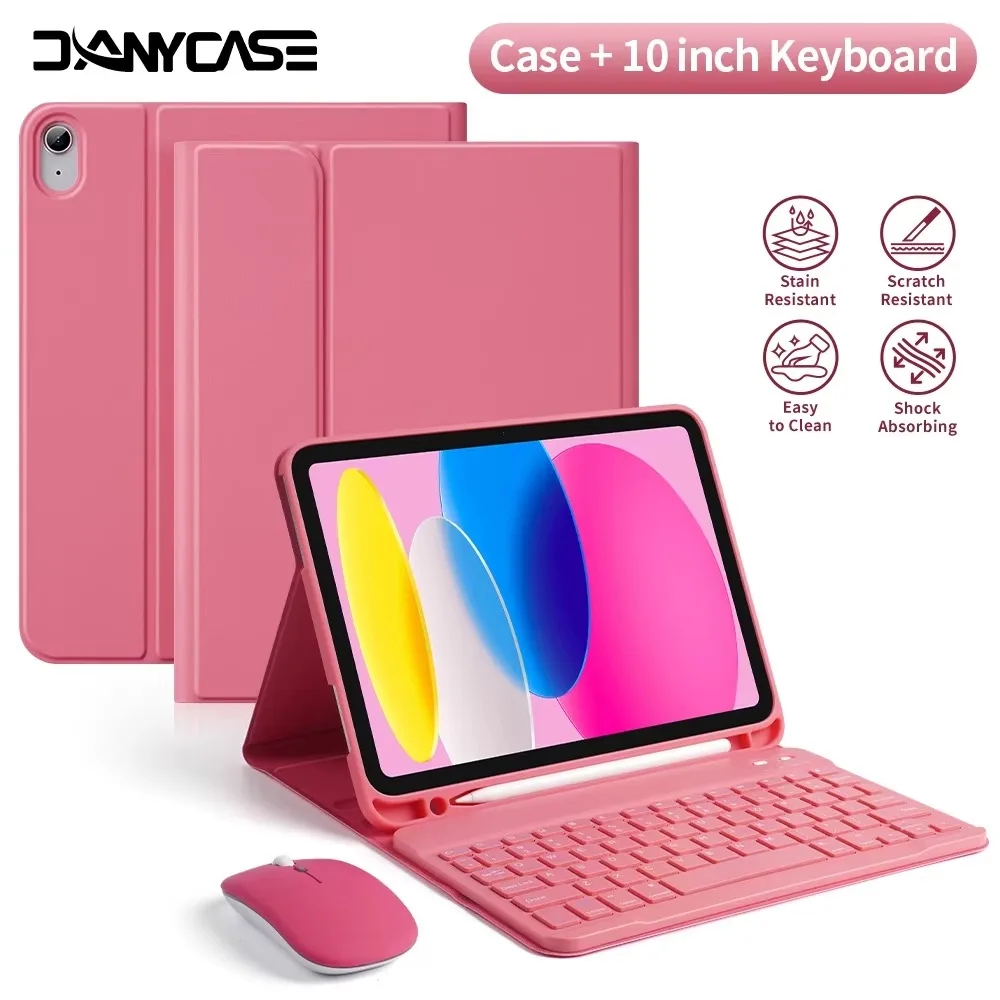 iPad Case with Pen Holder and Keyboard