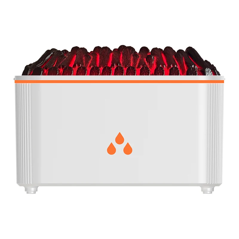 静かな動作の安全な炎シミュレーションエッセンシャルオイルディフューザーは、ホームオフィスや気分の向上に適しています