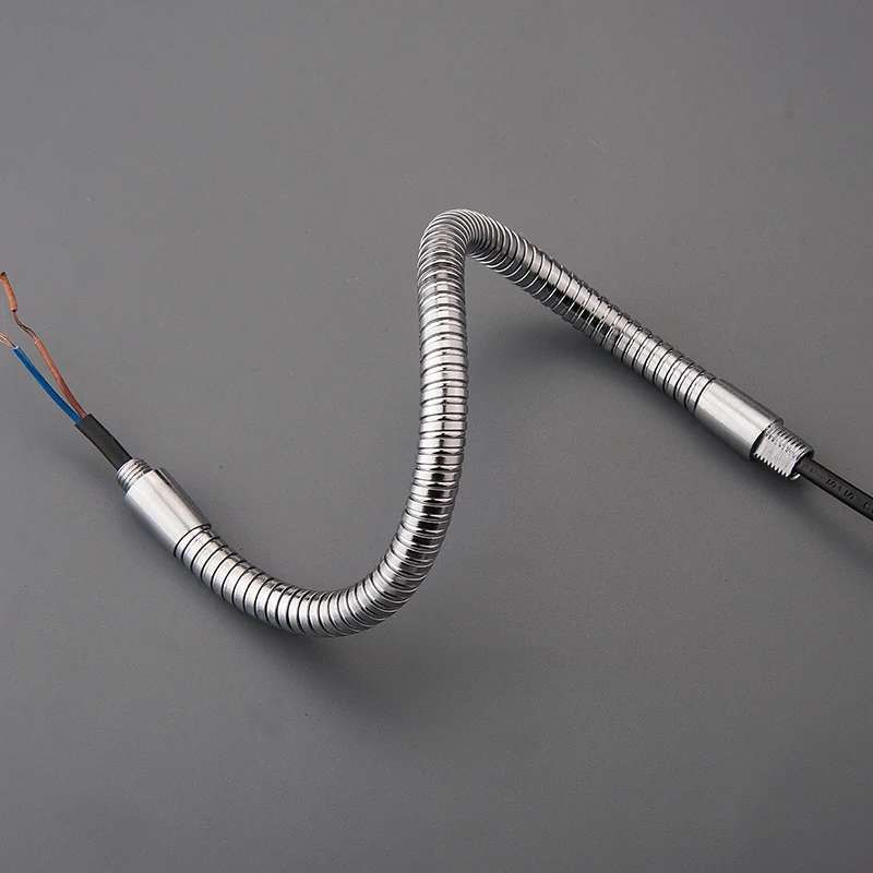 Universal Gooseneck Tube Chrome Hose M6/M8/M10 Metal Positioning Hose 1.0 Pitch Snake Tube 100/300/600/1000mm led gooseneck tube