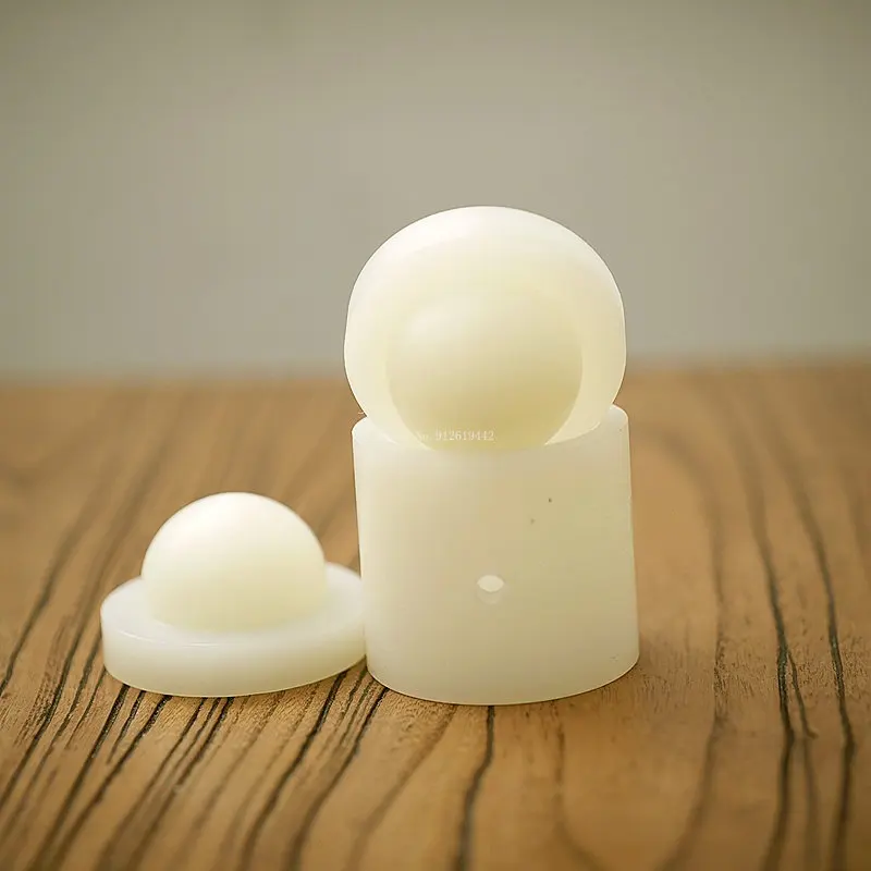 5 Kinds of Nylon Bell Molds Handmade Diy Leather Molding 1 Out 2 Plant Tanned Leather Bells with Air Vents Making Tools