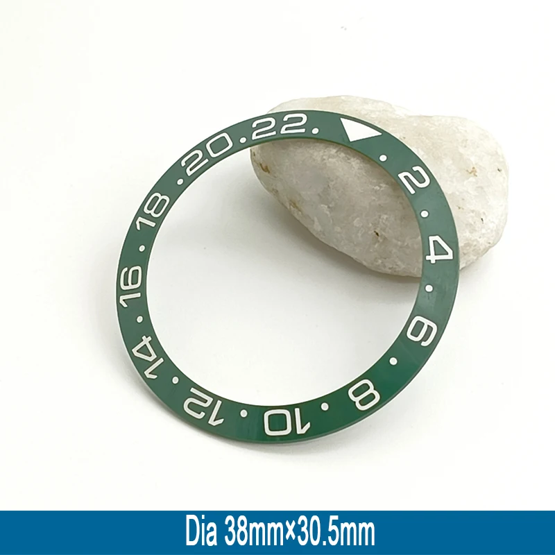 38 mm x 30,5 mm schräger Keramik-Lünetteneinsatz, passend für SKX007 SKX009 SRPD GMT SUB Uhrengehäuse, Herrenuhr-Ring-Teile, Nachrüstung – Detail 6