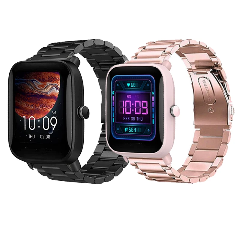 Correa de Metal de 20 y 22mm para Amazfit balance Bip 5, 3, 3Pro, GTS3, 2e,  4, 4, mini correa de reloj para Amazfit GTR 4, 3, 3Pro, 42 - AliExpress