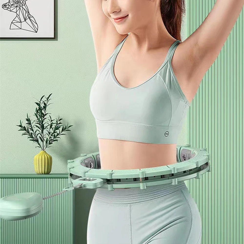 Adjustable Fitness Smart Sports Hoop Waist Trainer Massage Hoops Gym Home Loss Weight Abdominal Exercise Equipment Slimming Hoop