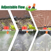 50M Micro Drip Irrigation System Automatic Plant Watering Kit with Adjustable Drippers & Hose - Outdoor Garden Misting Tools 5