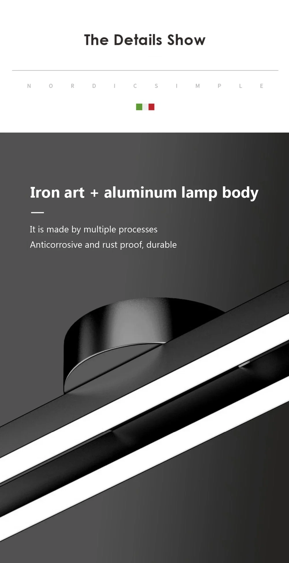 Modern LED ceiling light image 12
