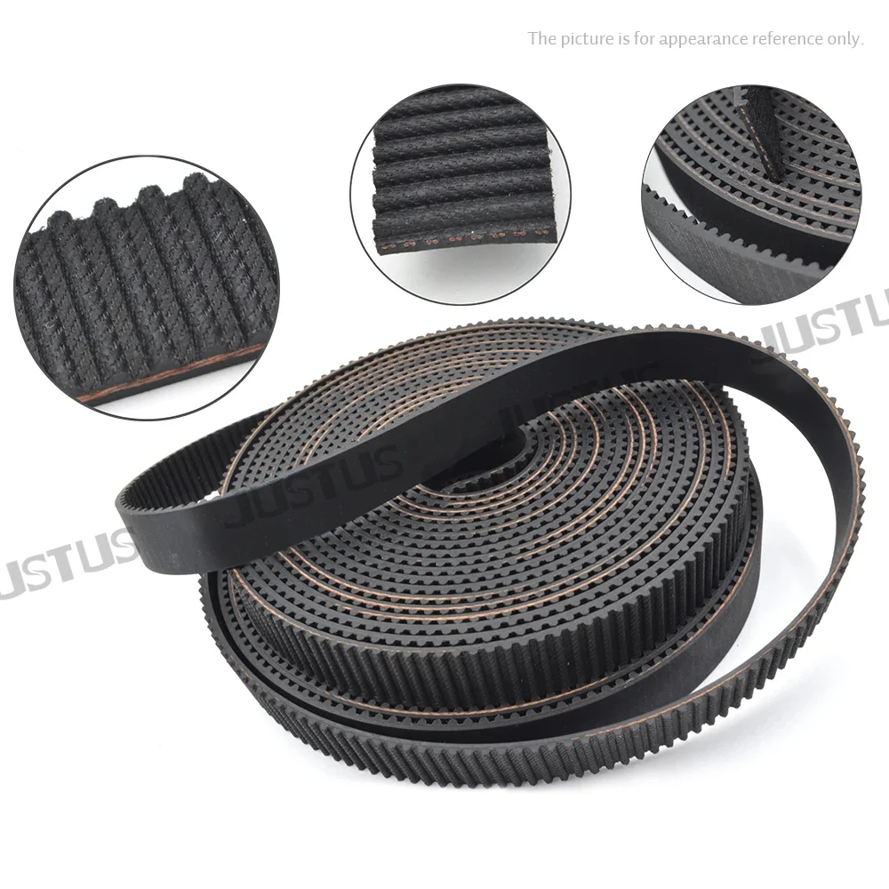 High Quality 10 Meters Rubber HTD 3M Timing Belt Width 15mm With Fiberglass Core HTD3M Open Ended 3 I.1591811483 - View #11