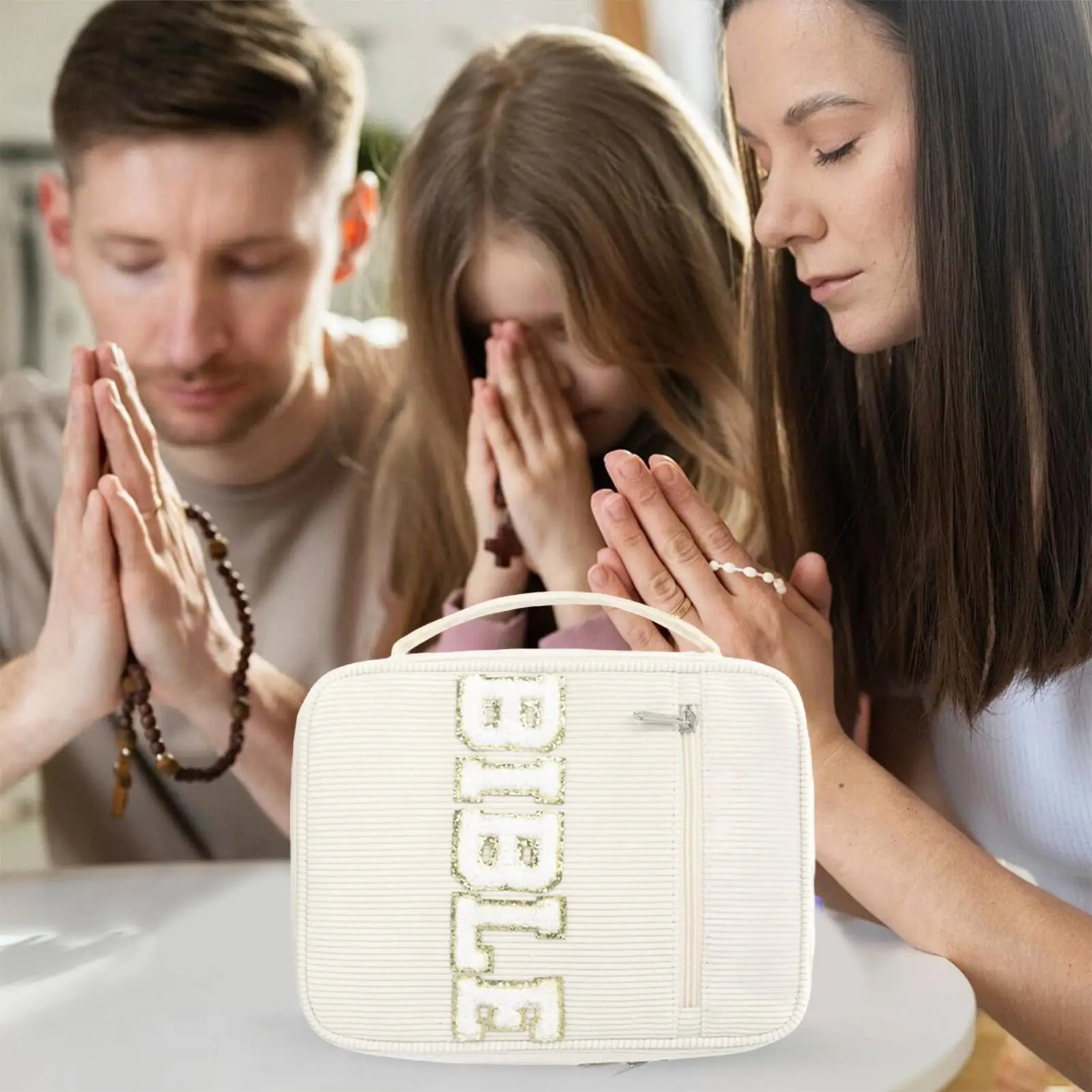 Bible Purse Carrying Bag For Bible Book Journal Travel Business Carrying Pack For Work Women Men School College Study Travel