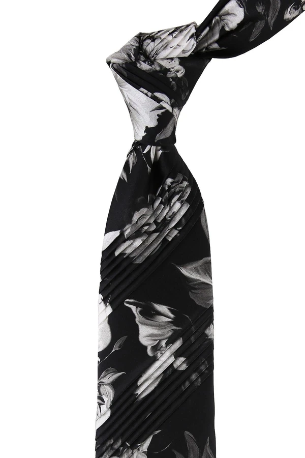 Шелковый галстук Piliseli с черным