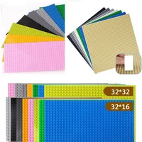 Baseplate 32*32 16X32 Dots Double Sided Plate Building Blocks Classic Base Plate Bricks Kids Toys Compatible with Major Brands 2
