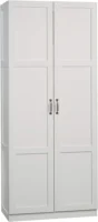 Storage Cabinet, L: 29.61" x W: 16.02" x H: 71.50", White Finish 1