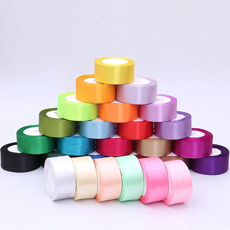 6mm 10mm 15mm 20mm 25mm 40mm 50mm Satin Ribbons Christmas Wedding Party Decoration Birthday Halloween Gift Wrapping satin ribbons ribbon decoration ribbon supplies wrapping ribbon satin ribbon christmas ribbon