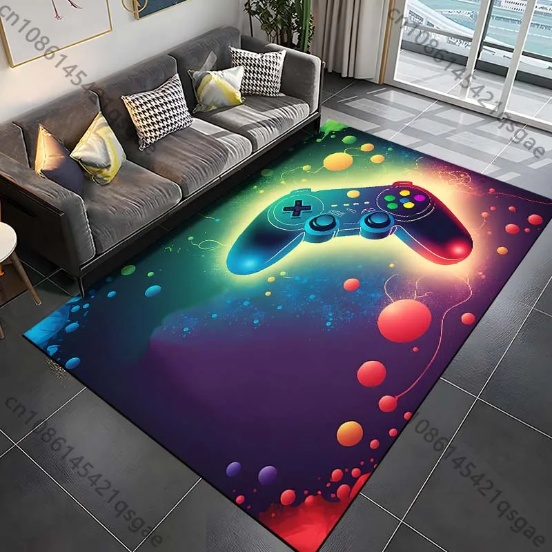 Decorative Carpet Floor Mat Kids Carpet 15 Sizes Modern Gamer Carpet Rug for Bed Room Living Room Bathroom Play Area