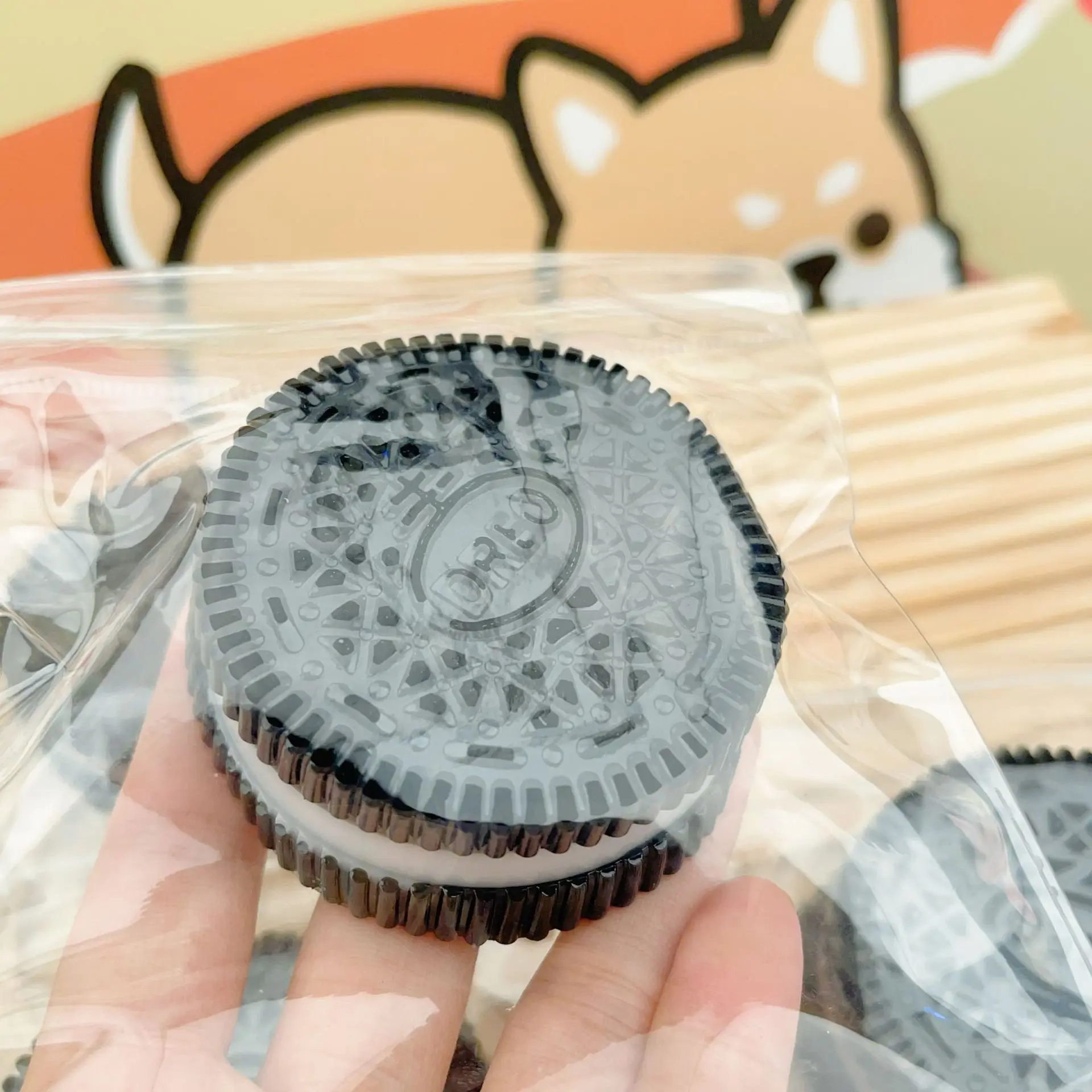 Super Soft Oreo Decompression Toy Biscuit Shape Squishes Toy Pinching Sandwich Simulation Ultra-Soft Decompression Venting Toy 5
