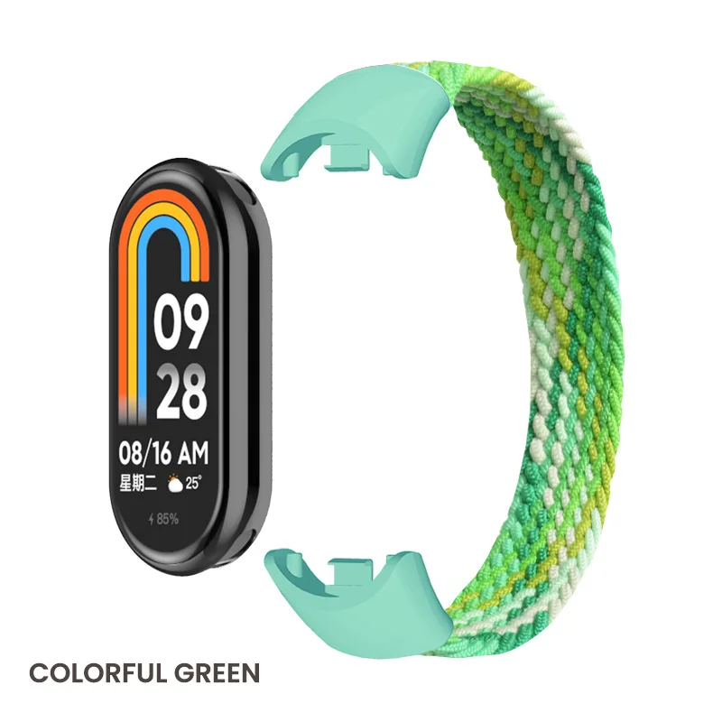 Braided Solo Loop Elastic Nylon Watchband - Premium Replacement Strap Bracelet
