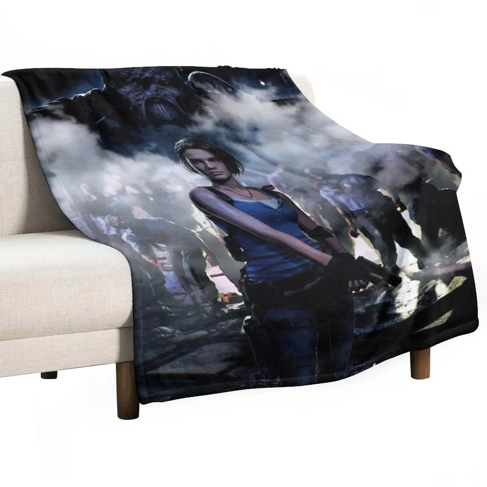 

Jill sexy girl Throw Blanket Hairy Blankets Bed Fashionable Blanket