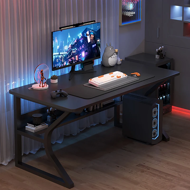 

Modern Student Computer Desks Reception Supplies Free Shipping Luxury Gaming Desk School Floor Mesa De Computador Furnitures