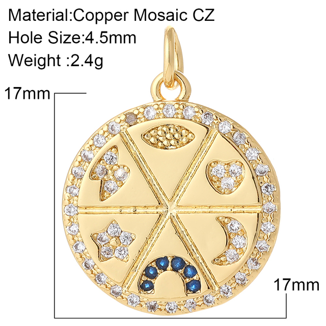 Moon Pendant Charms for Jewelry Making Charm Designer Jewelry Charms for Earrings Necklace Bracelet Handmade High Quality