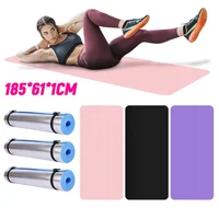 Yoga Mat Non Slip Exercise Mat Thick Solid Color Fitness Mat Yoga Workout Mat Multi-Function for Home Gym