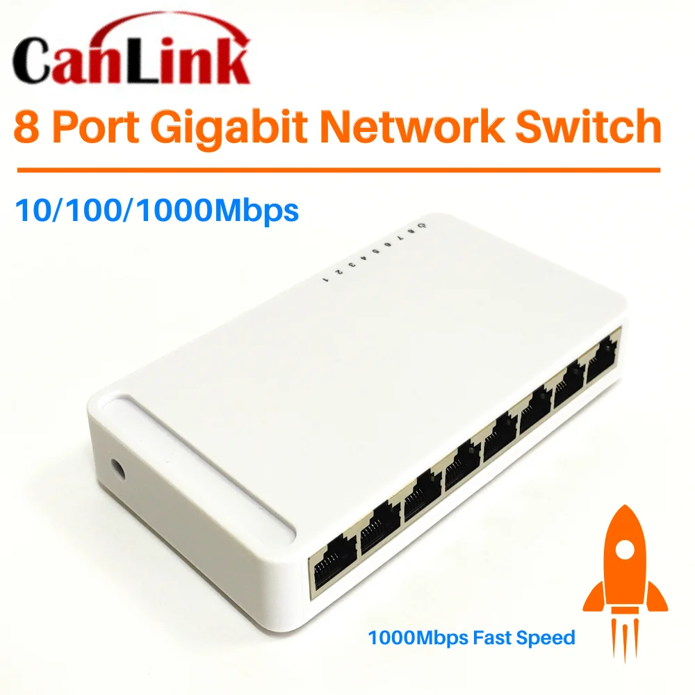 5 8 Porte 1000Mbps Switch Di Rete Gigabit Ethernet Smart Switcher Internet Splitter Hub Rj45 Di Alta Qualità