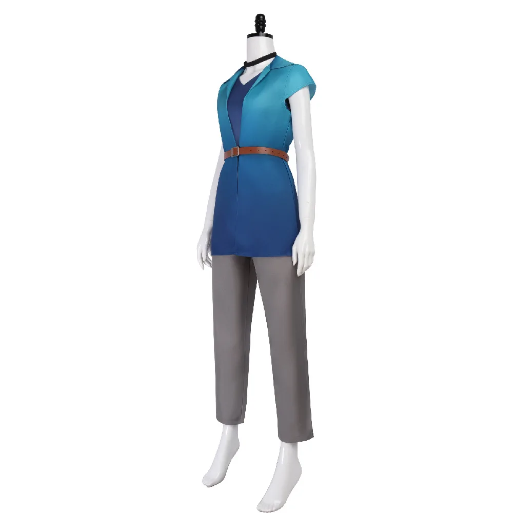 Generic Gradient Dark Blue Jacket and Pants Costume for Women (Unofficial)