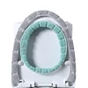 Warm Toilet Seat Cover Mat Bathroom Toilet Pad Cushion with Handle Thicker Soft Washable Closestool Warmer Accessories 3