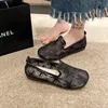Ladies Shoes 2024 High Quality Shallow Women's Flats Fashion Sequins Daily Flats Women Hot Sale Round Head Solid  Flat Low Heels 5