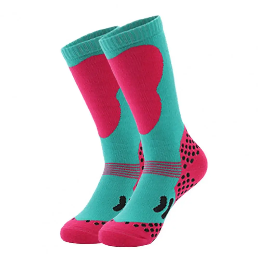 Children Ski Socks Children Winter Ski Socks Thermal Long-tube Cotton for Boys Girls Sweat Absorption for Winter