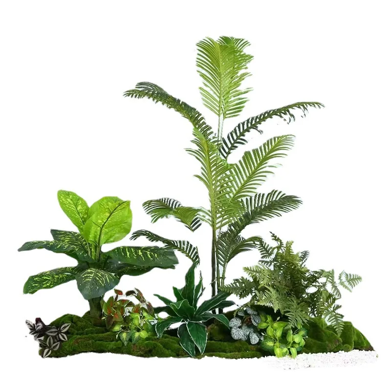 

Indoor and outdoor simulation green plant landscaping set