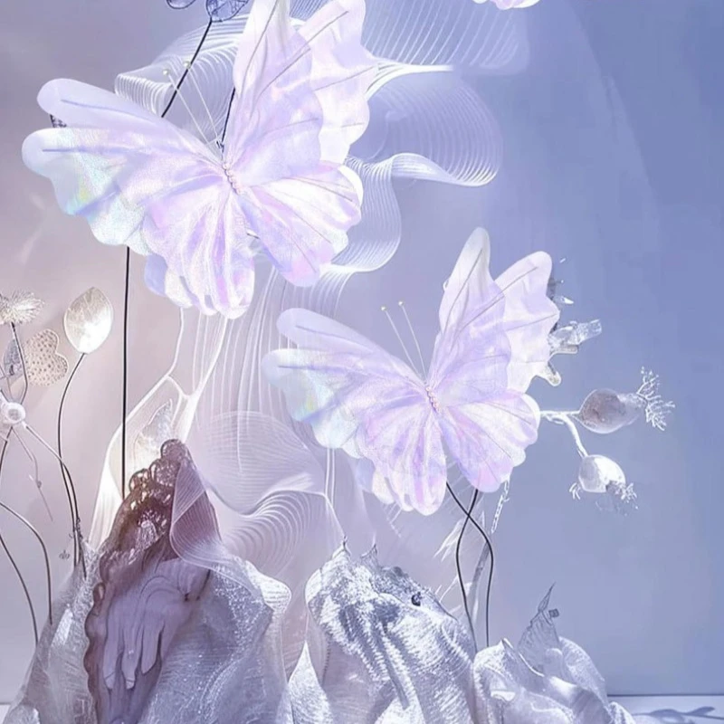 Giant Pastel Butterfly Decoration for Celebrations and Events