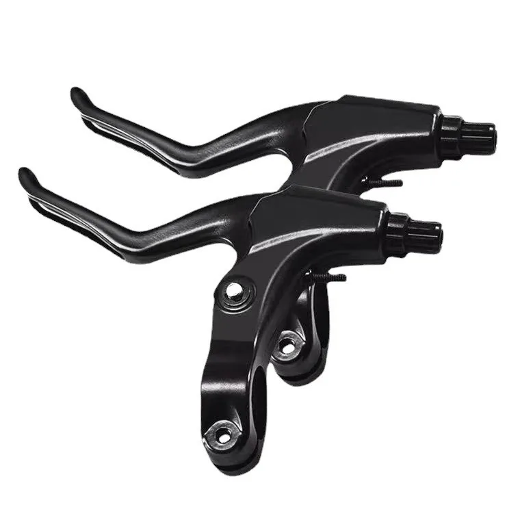 Fahrradbremshebel, 1 Paar, universeller 22,2-mm-Lenker aus Aluminiumlegierung, ergonomischer, ultraleichter, empfindlicher Bremshebel – Detail 4