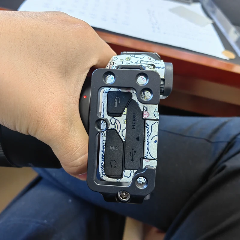 Suporte Cozyshot-l para Câmera Canon Eos r8 Suporte Vertical Hand Grip Placa Rápida - Image 3