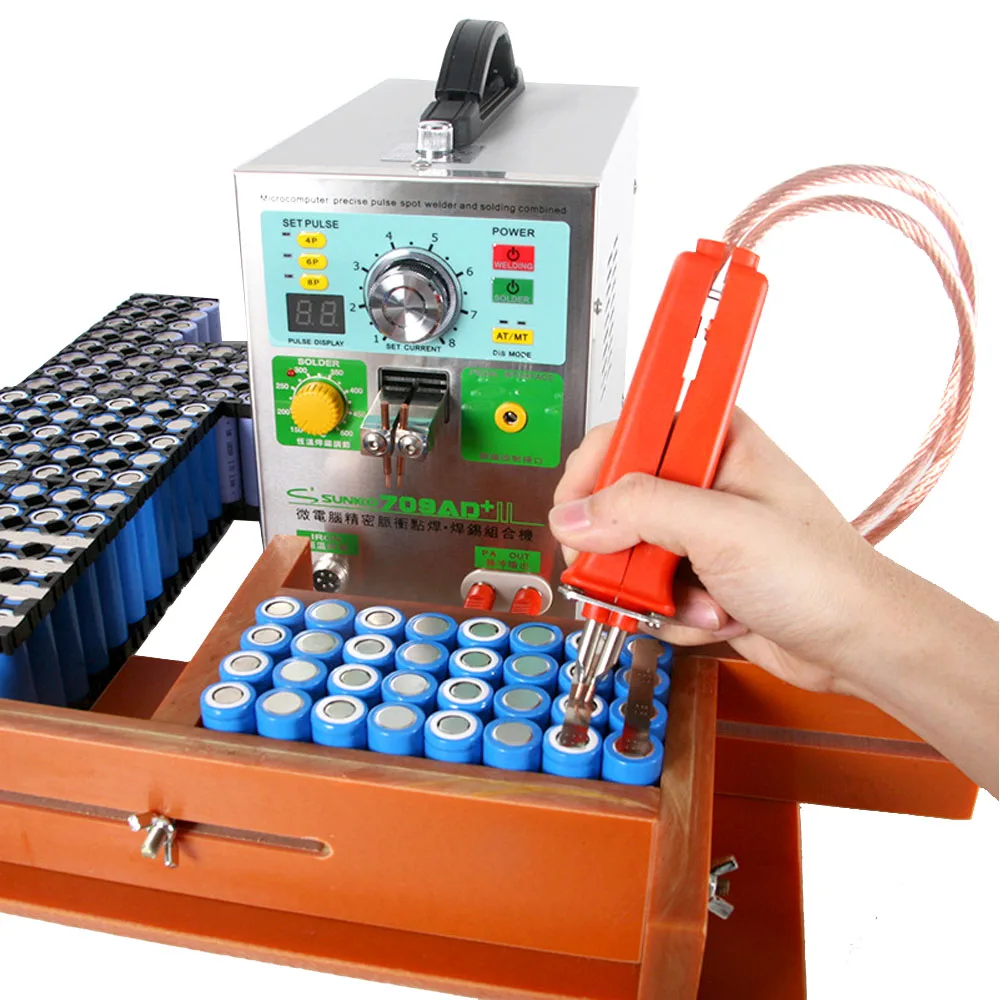 SUNKKO 709AD+ Spot Welding Machine 3.8kw Pulse  Induction Automatic Spot Welders 18650 Battery Pack Welding Nickel Strip 70B Pen 3
