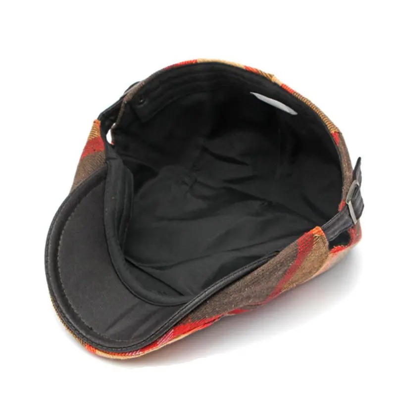 Newsboy Caps Cotton Print Flat Peaked Beret Hats 136 for Men and Women casual hat beret hat newsboy cap newsboy hat