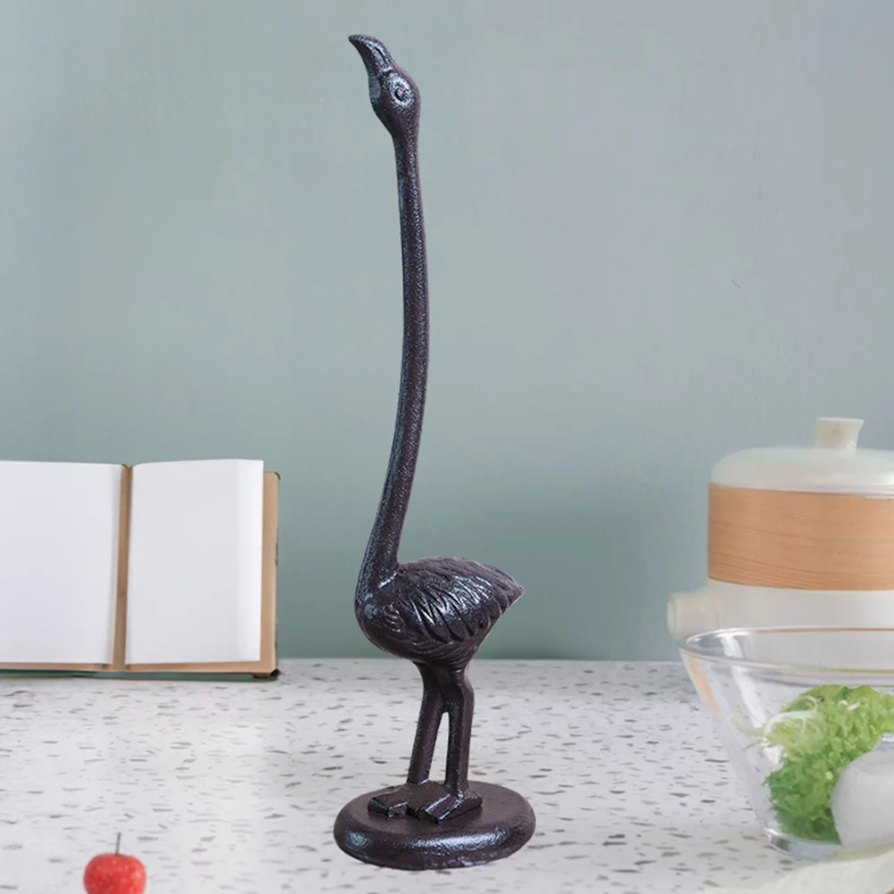 

Kitchen Decor Paper Towel Stand For Bathroom Standing Holder Metal Desktop Rolling Papers
