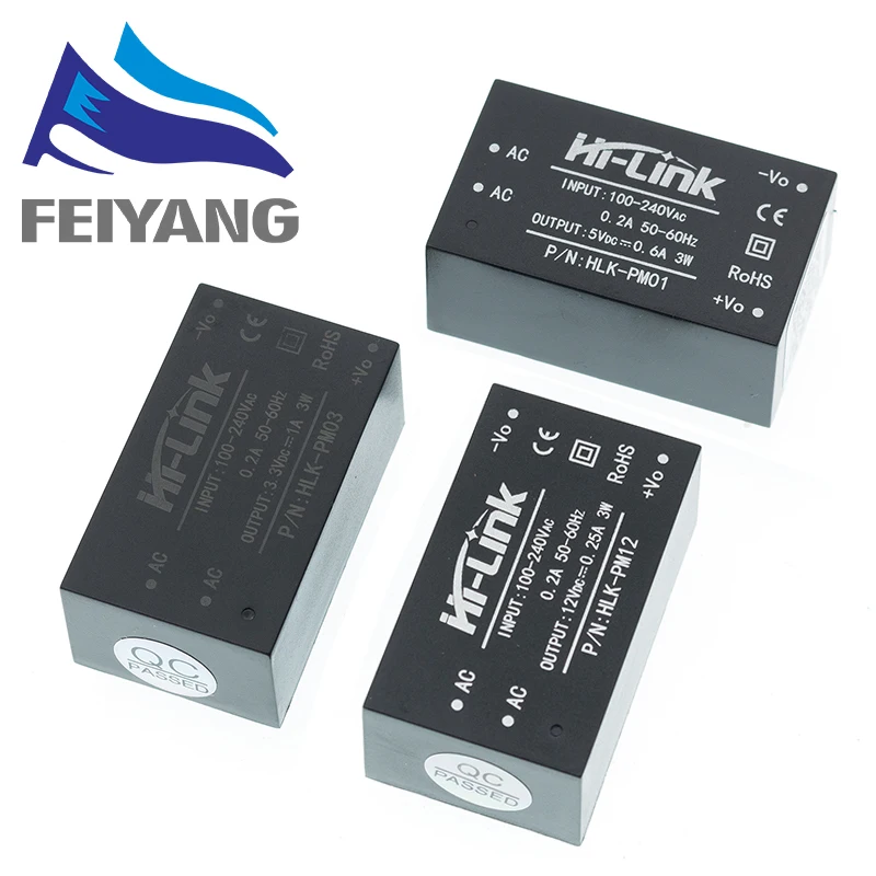 HLK-PM01 HLK-PM03 HLK-PM12 AC-DC 220V bis 5V/3,3 V/12V Mini-Strom versorgungs modul, intelligentes Haushaltsschalter-Strom versorgungs modul – Detail 11