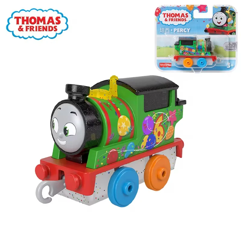 thumbnail image 1 of Thomas y sus amigos tren de juguete Percy Mud Run Nia Brake Car Bruno figura clásica animación periférica coleccionable modelo juguetes regalos, 1 of 5